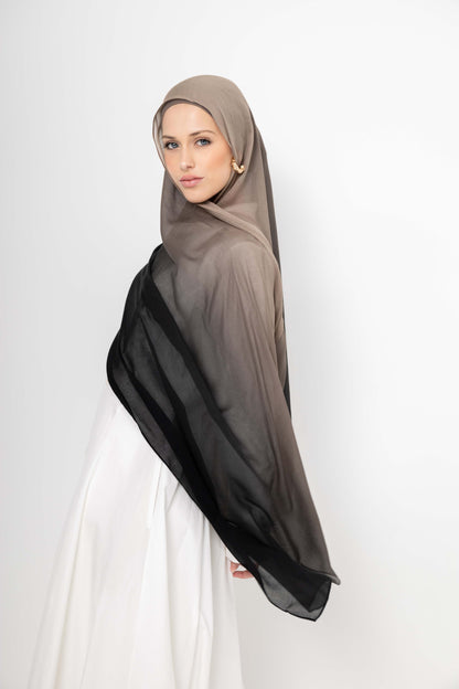 SHADOW STONE ombré hijab